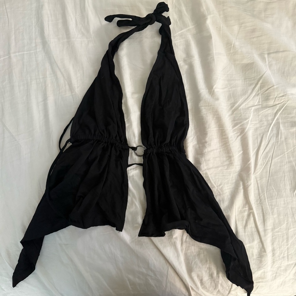 ‼️SOLD‼️ Black Halter top